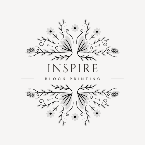 Black and Whit image made up of flowers and leaves.